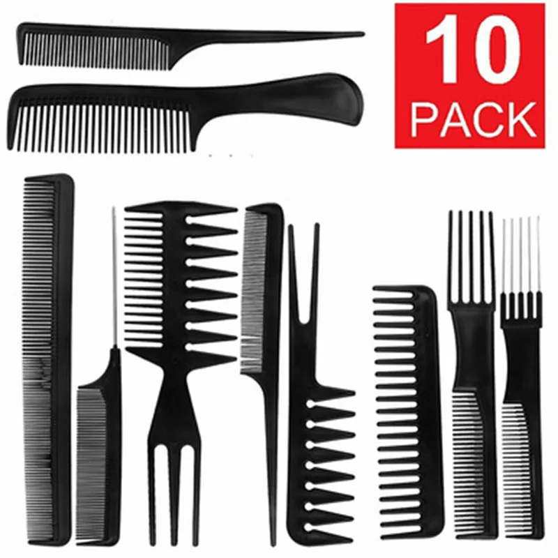 Stylist Anti-static Hairdressing Combs Multifunctional Hair Design Hair Detangler Comb Makeup Barber Haircare Styling Tool Set