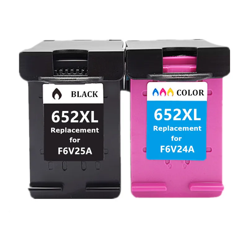 Compatible 652XL Ink Cartridge for HP652 for HP 652 XL Deskjet 1115 1118 2135 2136 2138 3635 3636 3835 4535 Printer