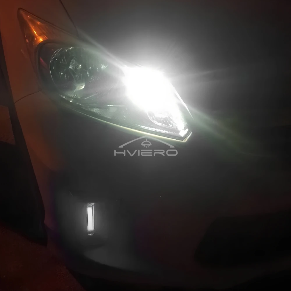 10Pcs Glass Cob LED Car Bulbs W5W 194 T10 Wedge License Plate Lamp Dome Light White Auto Interior Reading Running Parking Backup
