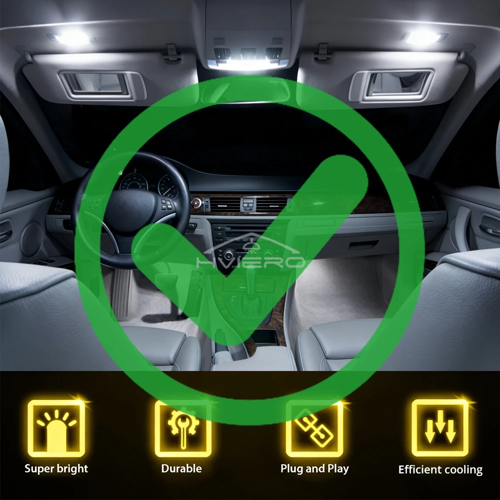 10Pcs Glass Cob LED Car Bulbs W5W 194 T10 Wedge License Plate Lamp Dome Light White Auto Interior Reading Running Parking Backup
