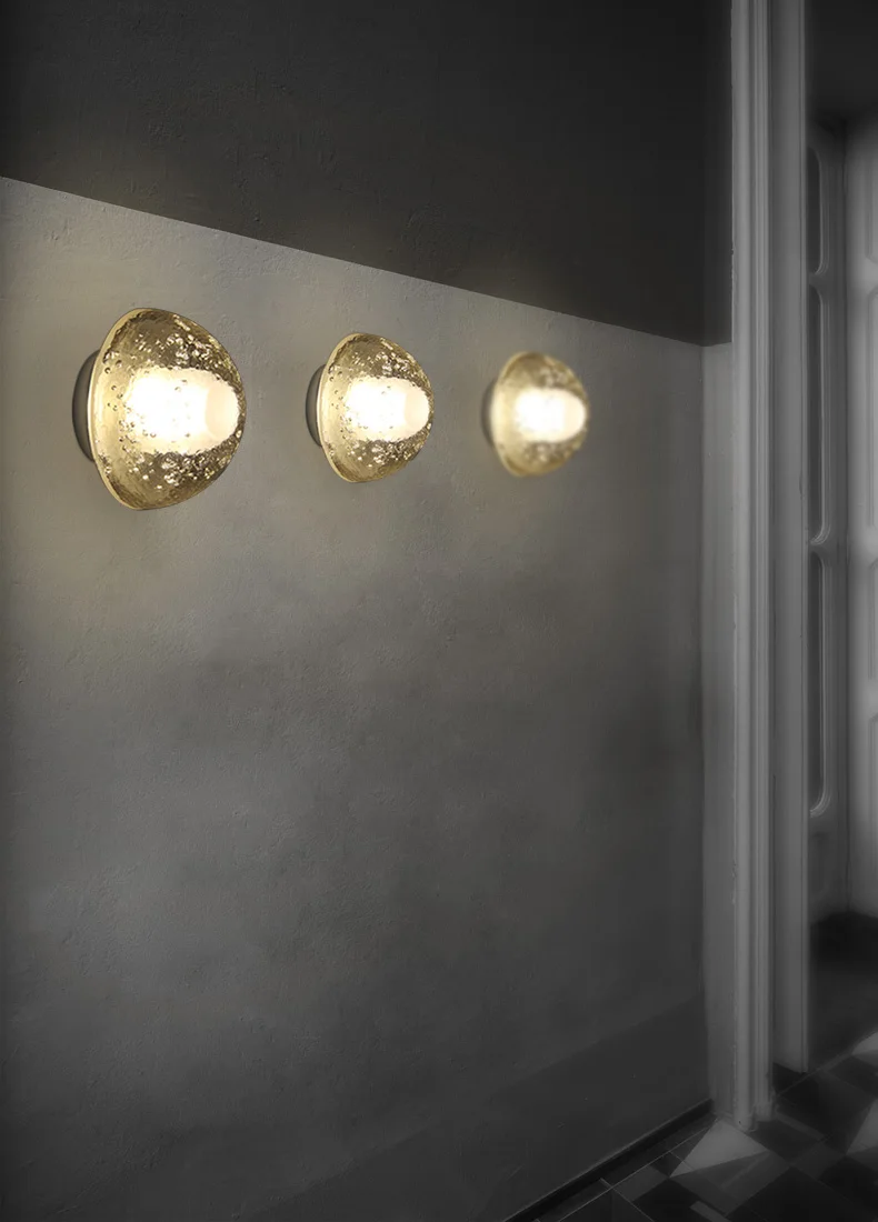 LED Meteor Shower Crystal Wall Lamp Aisle Staircase Restaurant Bar Background Wall G9 Lamp