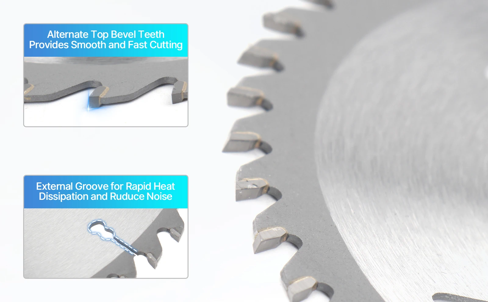 4-9inch Alloy Woodworking Double Side Saw Blade Circular Cutting Disc Rotating Drilling Tool For Wood Plastic Aluminum And Steel