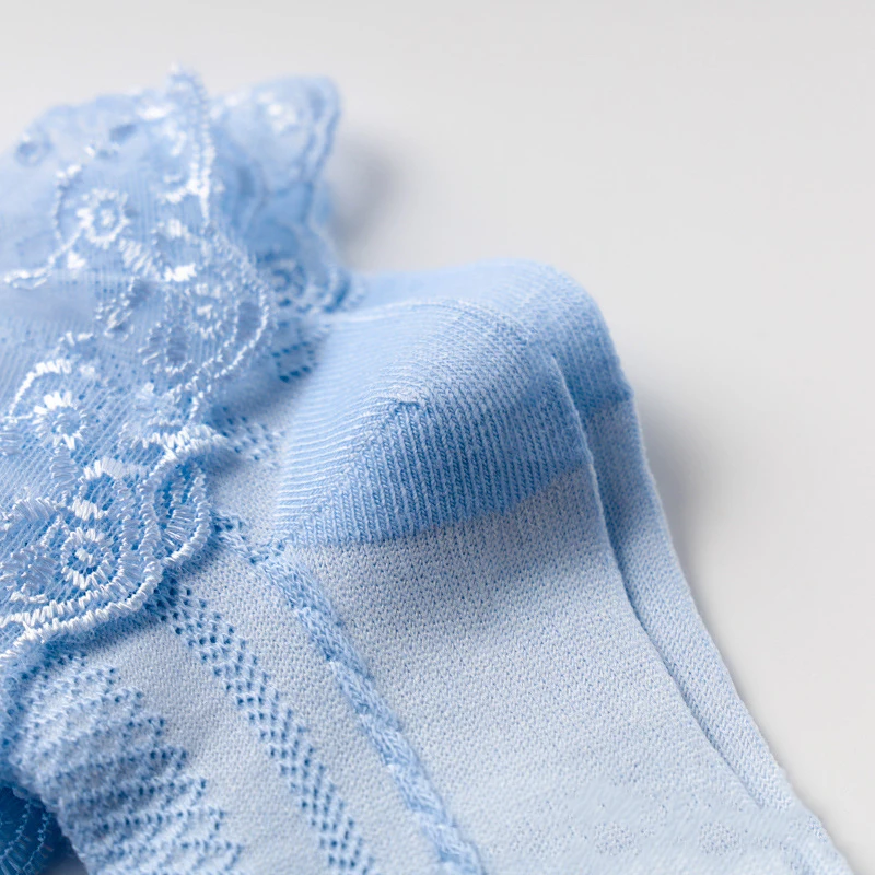 Mesh Socks Breathable Cotton Lace with Ruffle Princess Children Ankle Short Sock White Pink Yellow for Baby Girls Kids Toddler