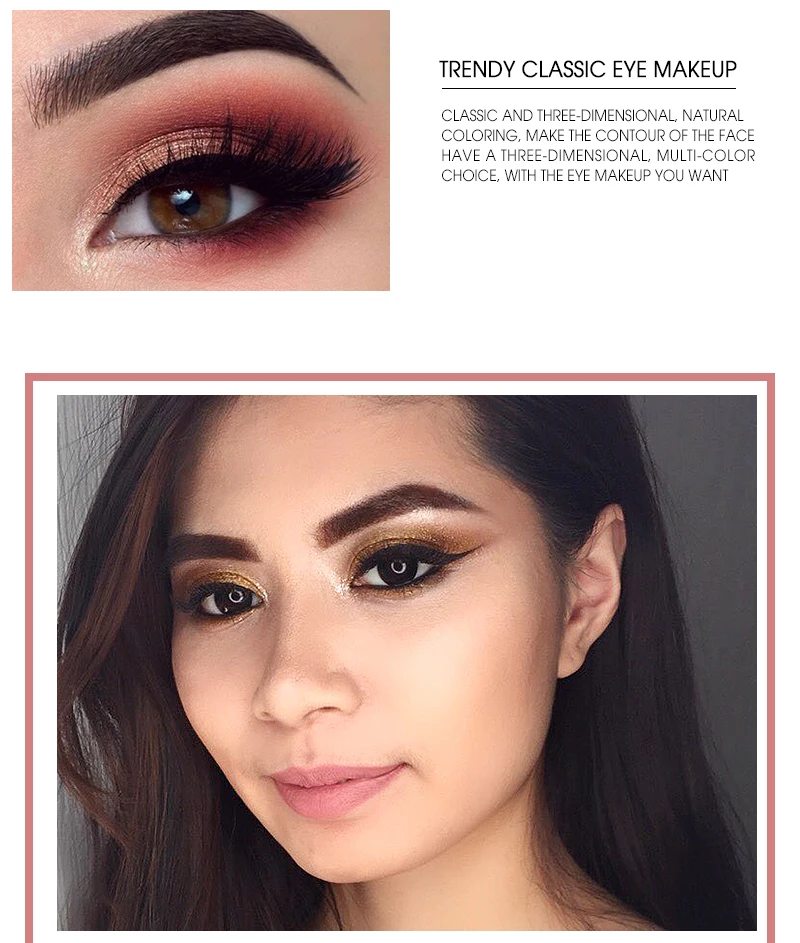 IMAGIC Eyeshadow Palette Matte Make Up Palette Highlight Blus Shimmer Pearlescent Waterproof Eye shadow Powder And Body Paint