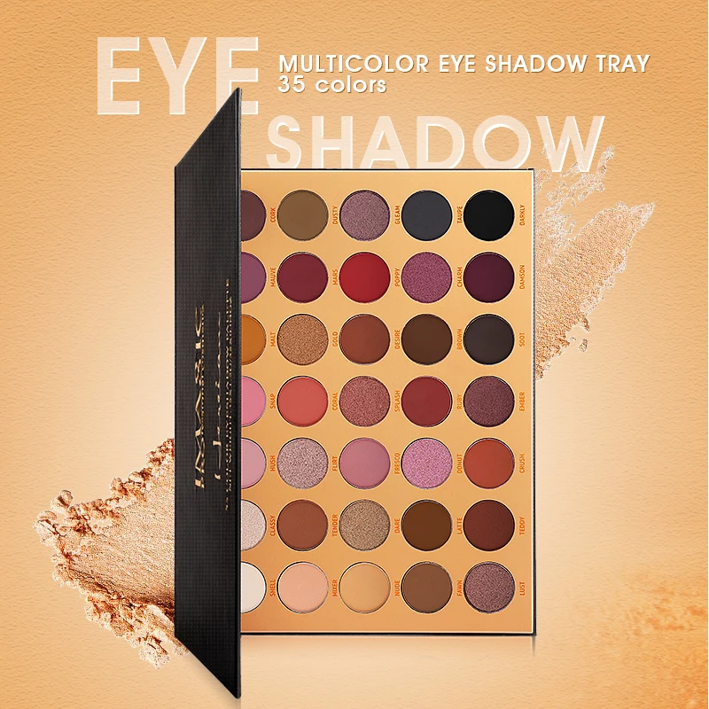 IMAGIC Eyeshadow Palette Matte Make Up Palette Highlight Blus Shimmer Pearlescent Waterproof Eye shadow Powder And Body Paint