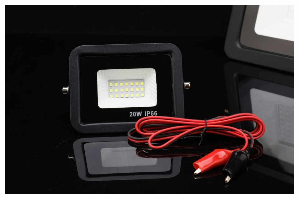 20W 30W 50W 100W DC12V Led Flood Light Outdoor Floodlight Spotlight IP66 Waterproof Light Reflector Portable 12 Volt Led Lights
