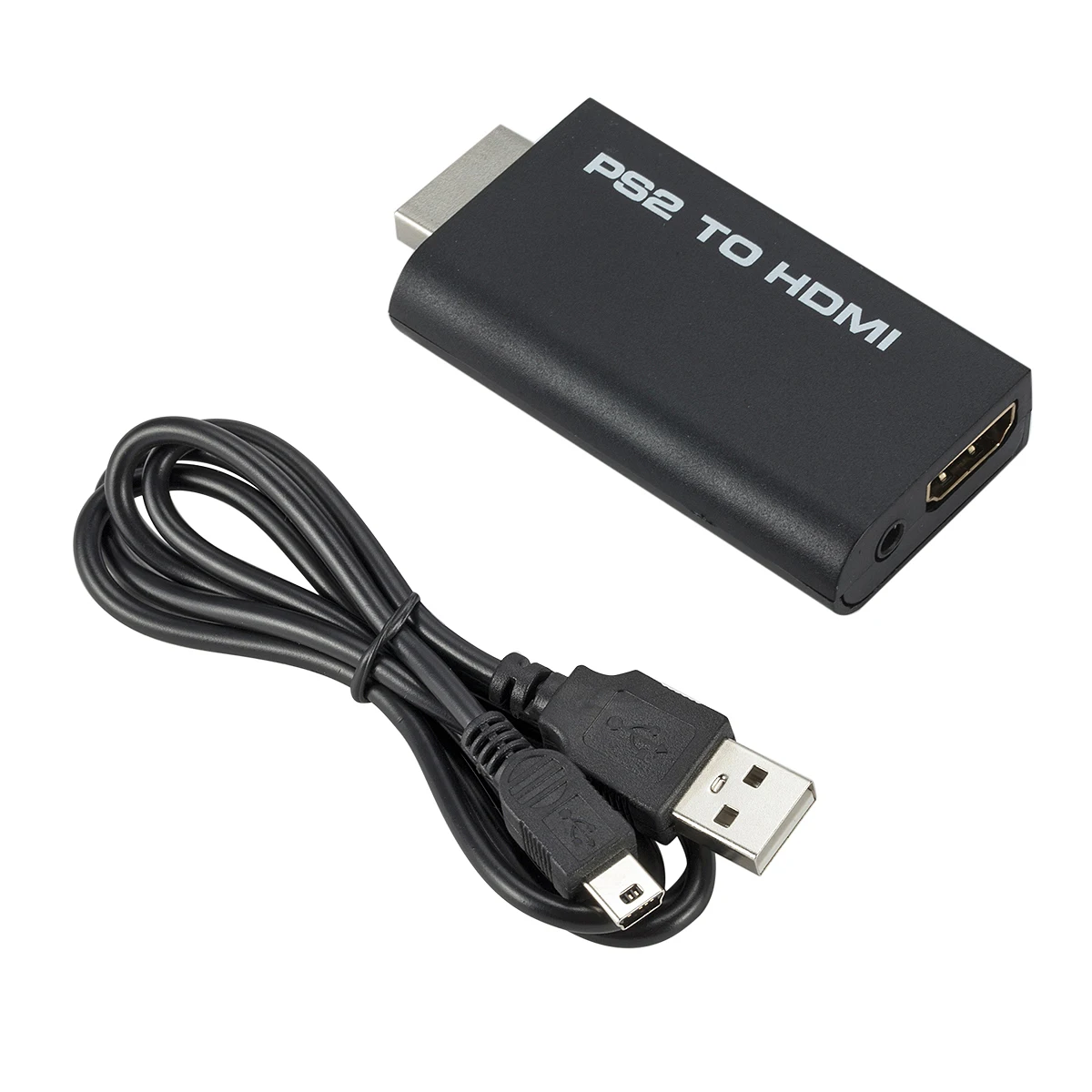 For PS2/PS1 to HDMI-compatible Adapter Converter Up to1080p Output For Monitor Projector Convert Audio/video Game Plug and Play