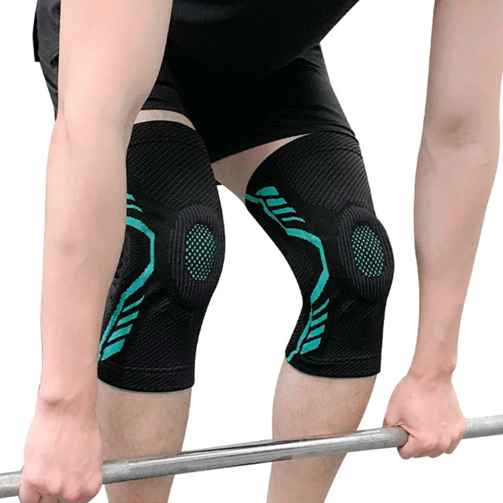 2Pcs=1Pair Compression Knee Support Brace with Patella Gel Pads and Side Stabilizers - for Arthritis Pain,Running,Sports