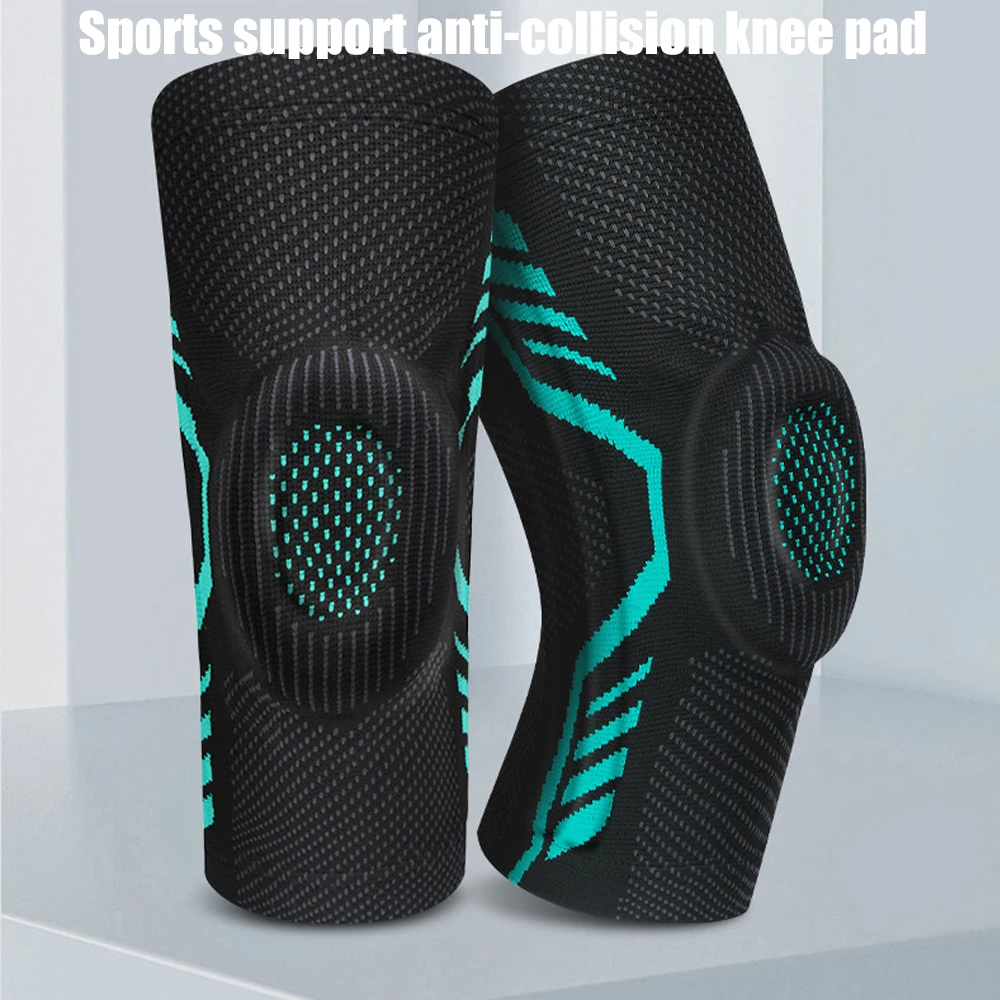 2Pcs=1Pair Compression Knee Support Brace with Patella Gel Pads and Side Stabilizers - for Arthritis Pain,Running,Sports