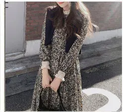 Chic Korea Feminine Vestidos Fashion Women Japan Korea Style Single Breasted Button Striped Long Shirt Dress
