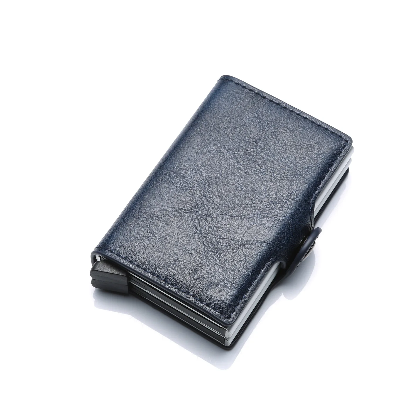 Rfid Men Card Wallets Free Name Engraving Carbon Fiber Slim Mini Wallet 14 Card Holders Small Money Bag Male Card Clips