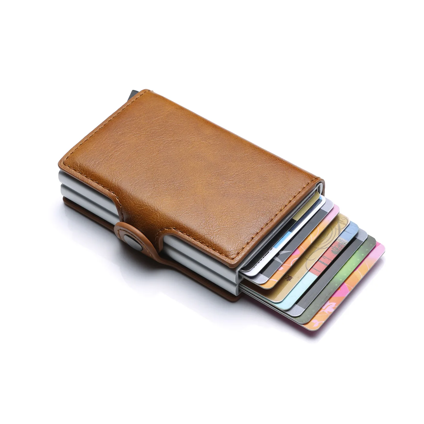 Rfid Men Card Wallets Free Name Engraving Carbon Fiber Slim Mini Wallet 14 Card Holders Small Money Bag Male Card Clips