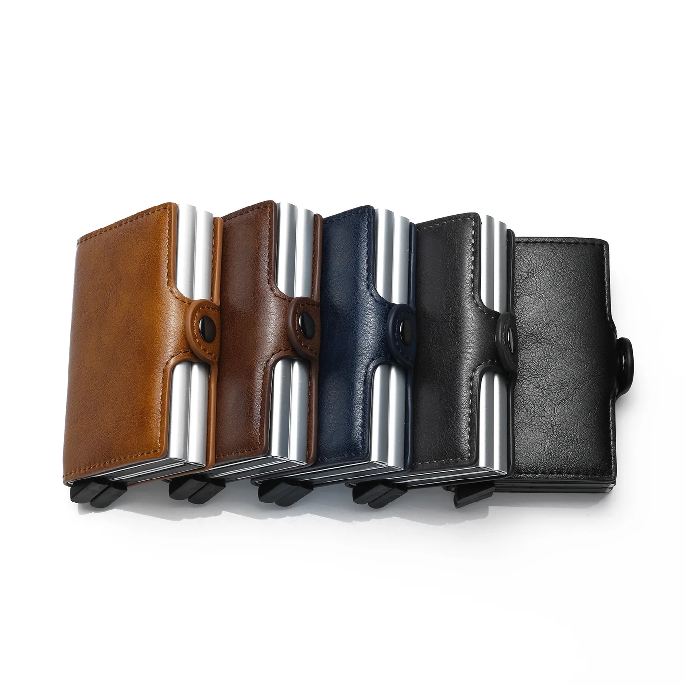 Rfid Men Card Wallets Free Name Engraving Carbon Fiber Slim Mini Wallet 14 Card Holders Small Money Bag Male Card Clips