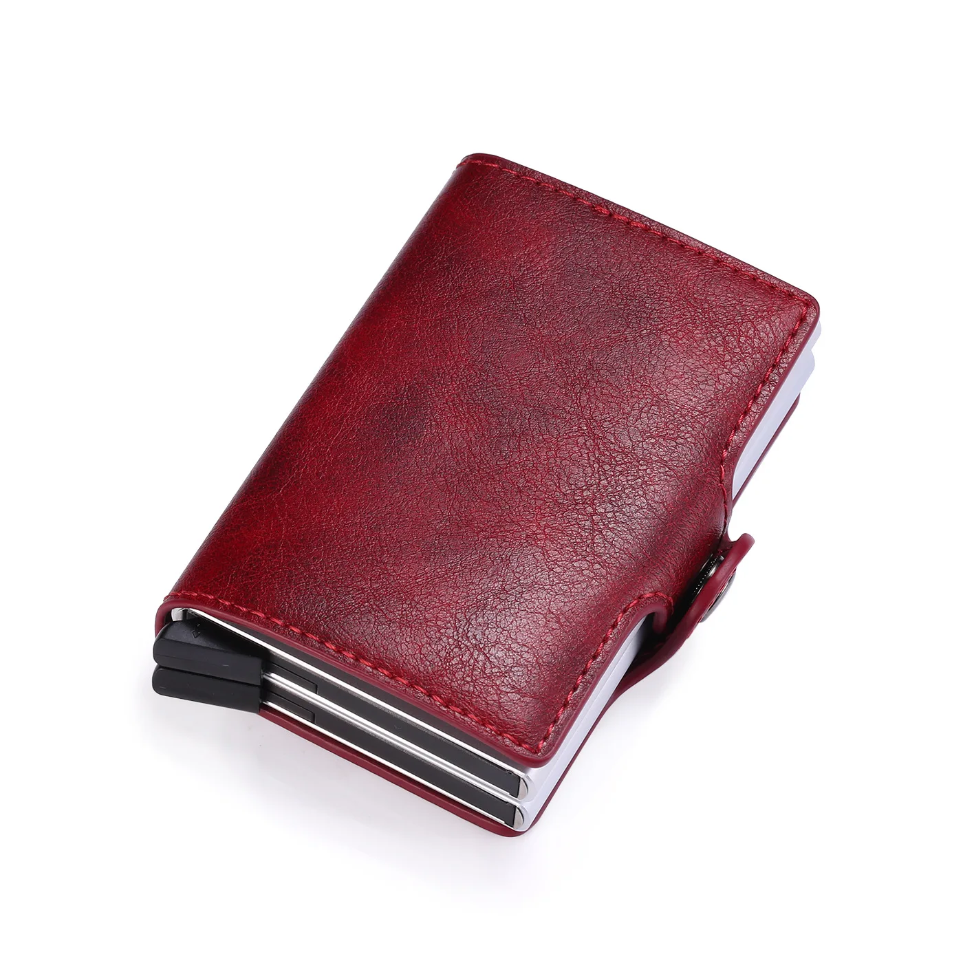 Rfid Men Card Wallets Free Name Engraving Carbon Fiber Slim Mini Wallet 14 Card Holders Small Money Bag Male Card Clips