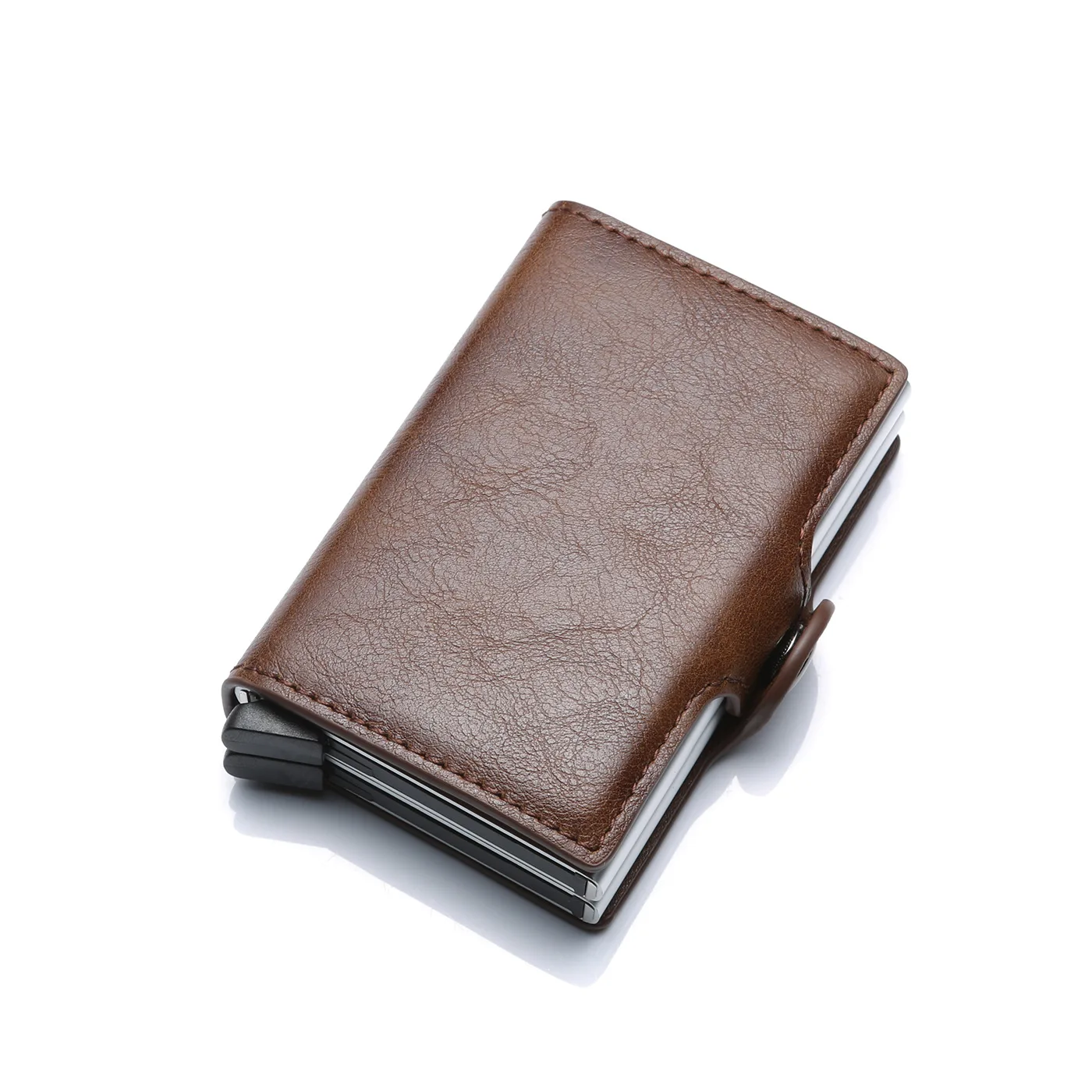 Rfid Men Card Wallets Free Name Engraving Carbon Fiber Slim Mini Wallet 14 Card Holders Small Money Bag Male Card Clips