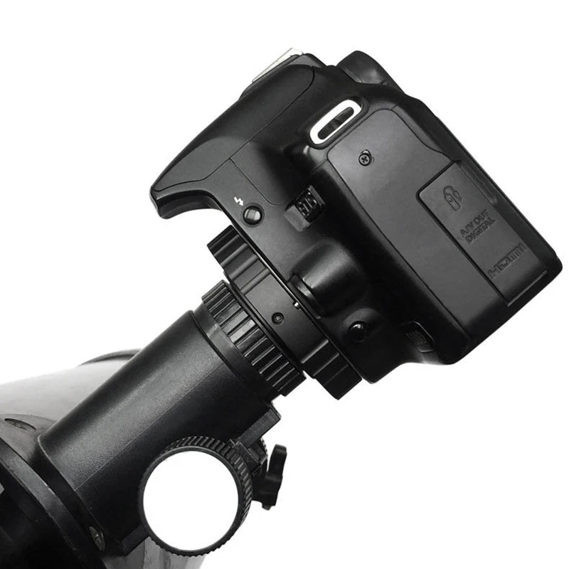 1.25" T-mount Metal Telescope Adapter and Canon EOS Nikon Sony SLR/DSLR Cameras T-ring Astronomical Telescope Photography