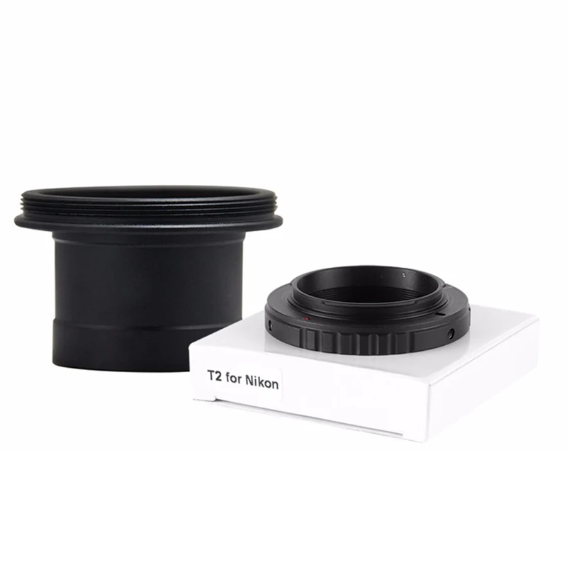 1.25" T-mount Metal Telescope Adapter and Canon EOS Nikon Sony SLR/DSLR Cameras T-ring Astronomical Telescope Photography