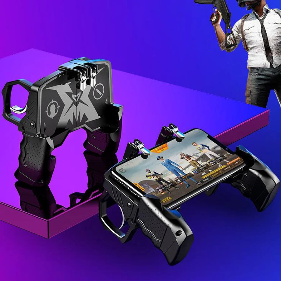 Control for Cell Phone Pubg Gamepad Joystick Android iPhone Trigger Mobile Game Pad Controller Hand Cellphone Wireless Pupg Pugb