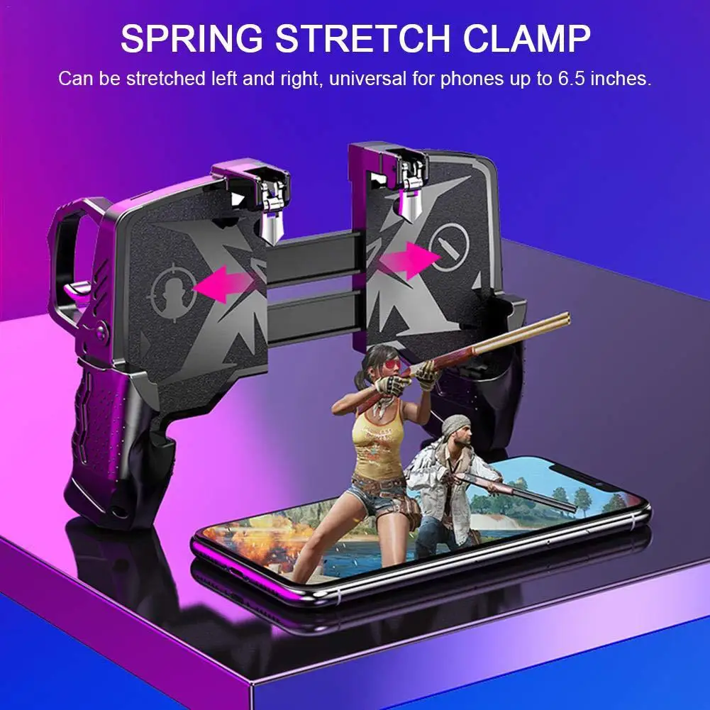 Control for Cell Phone Pubg Gamepad Joystick Android iPhone Trigger Mobile Game Pad Controller Hand Cellphone Wireless Pupg Pugb