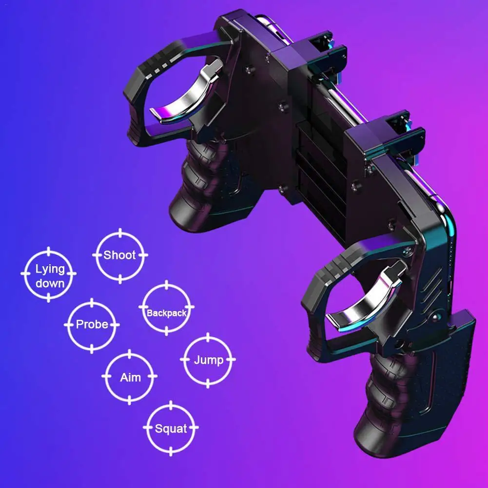 Control for Cell Phone Pubg Gamepad Joystick Android iPhone Trigger Mobile Game Pad Controller Hand Cellphone Wireless Pupg Pugb