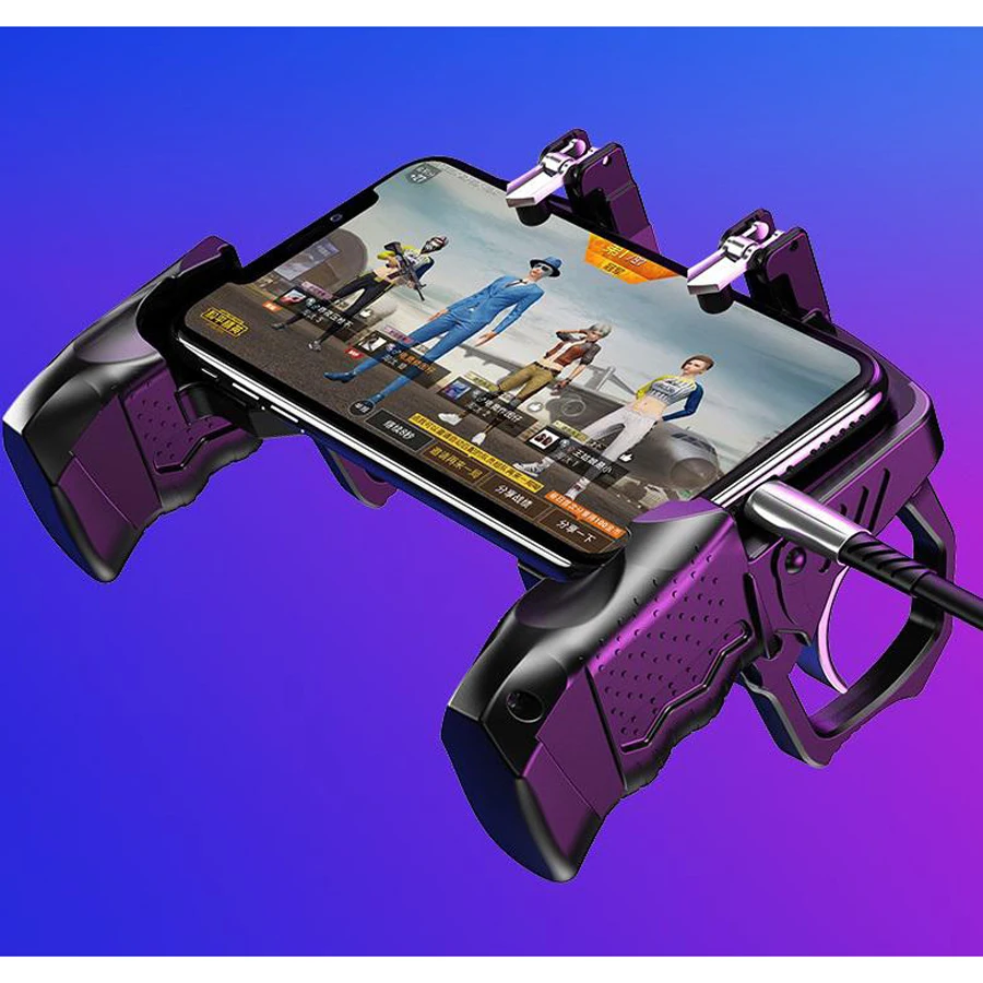 Control for Cell Phone Pubg Gamepad Joystick Android iPhone Trigger Mobile Game Pad Controller Hand Cellphone Wireless Pupg Pugb