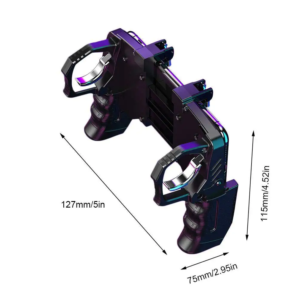 Control for Cell Phone Pubg Gamepad Joystick Android iPhone Trigger Mobile Game Pad Controller Hand Cellphone Wireless Pupg Pugb
