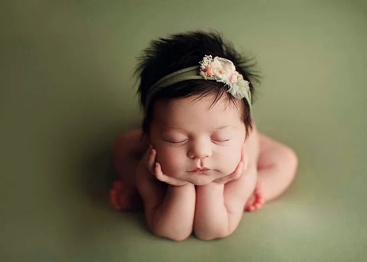 Newborn Photography Props Long Stretch Wrap Baby Natural Colours Swaddling Posing Jersey Knit Swaddle for Photo Props Layering
