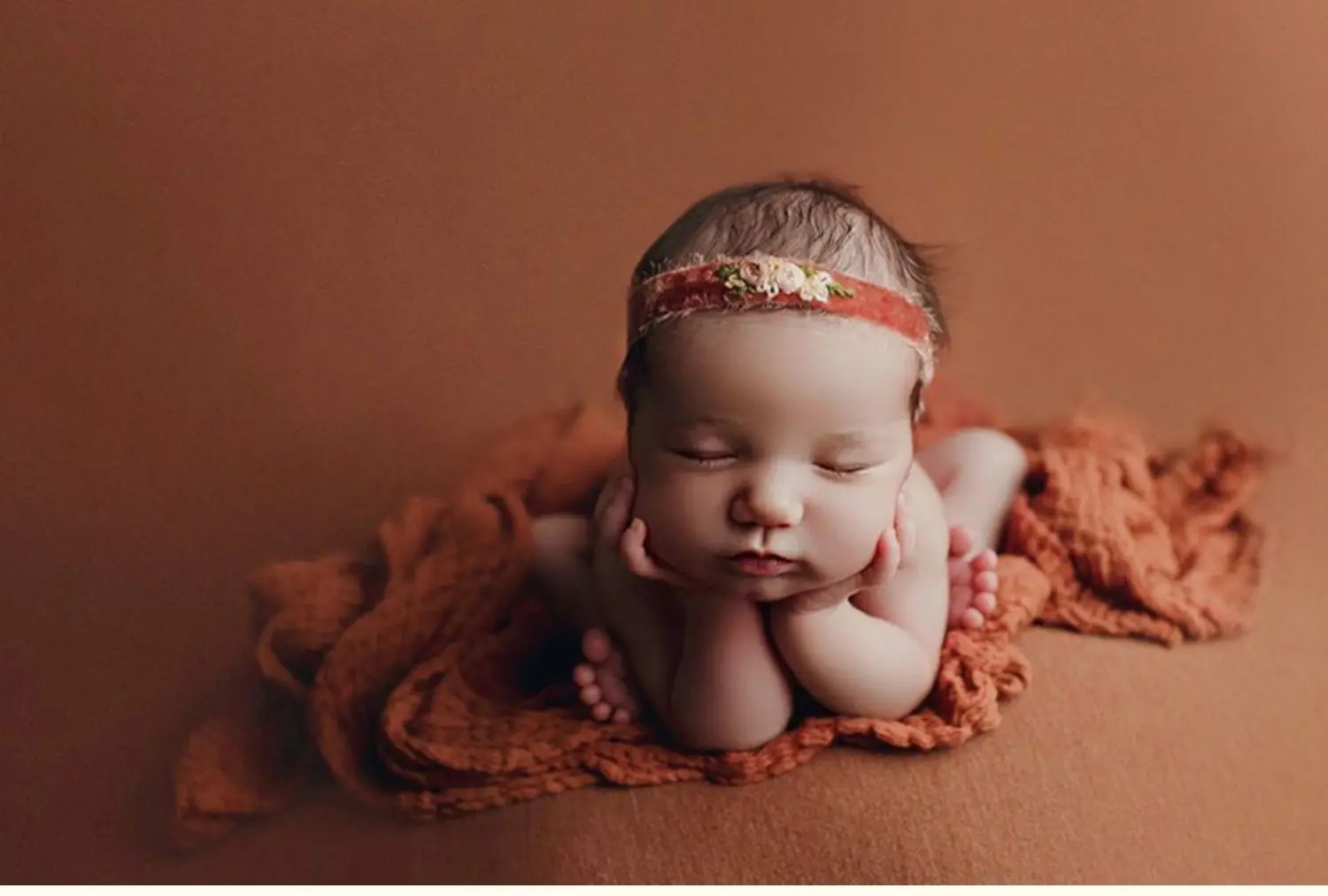 Newborn Photography Props Long Stretch Wrap Baby Natural Colours Swaddling Posing Jersey Knit Swaddle for Photo Props Layering