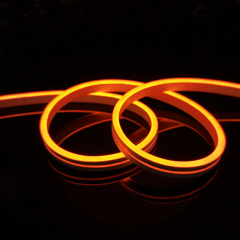 5V 12V Led Neon Light Strip 5mm-6mm Narrow SMD 2835 120LEDs/M IP67 Waterproof Soft Light Bar Shape Decoration