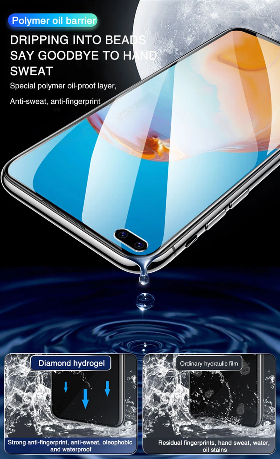 Screen Protector Hydrogel Film For Huawei P30 P40 P50 P60 Pro P20 Lite Protective Film P Smart2019 Z Mate 40 30 20 Por Not Glass