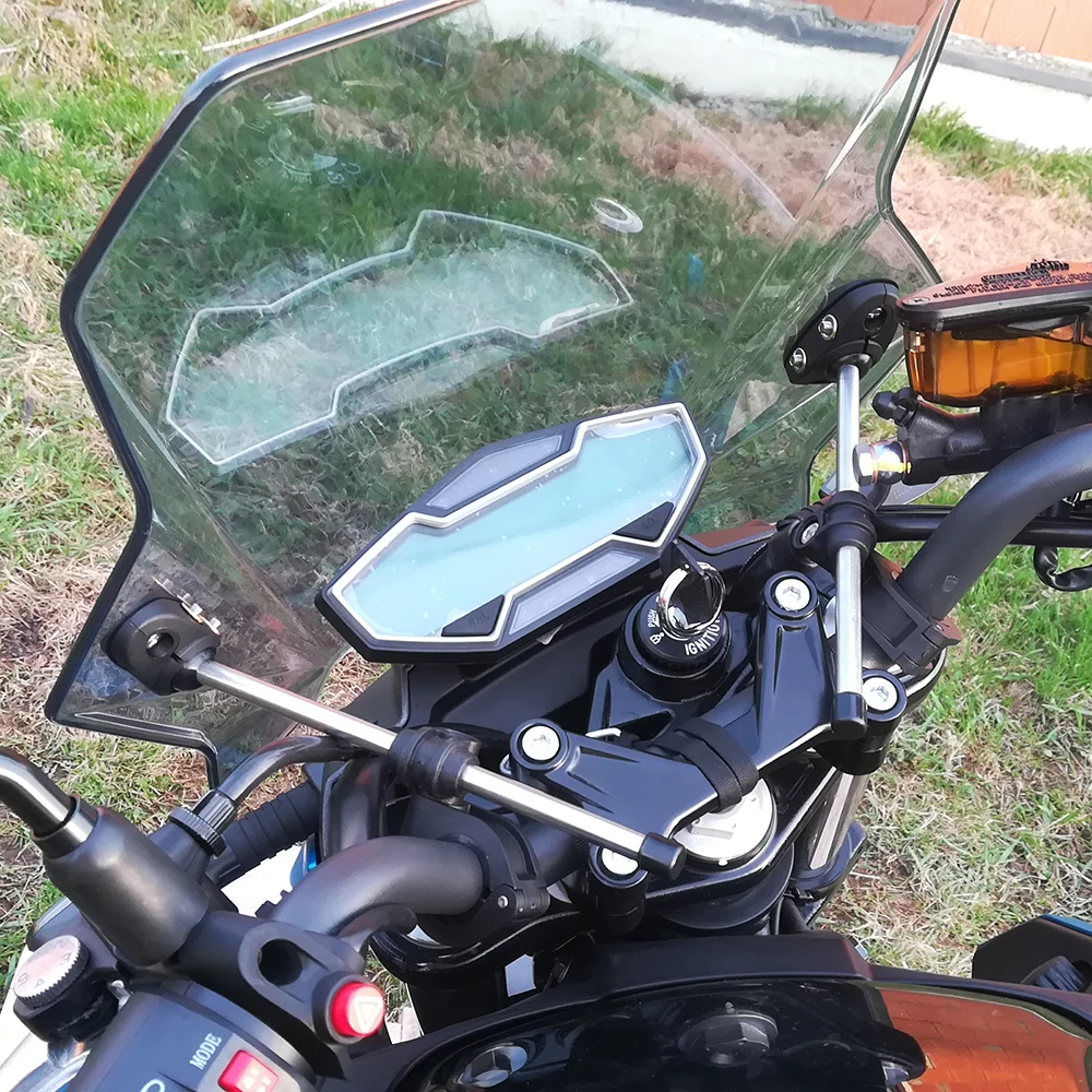 Motorcycle Windscreen Windshield Universal For Yamaha MT125 FZ1 FZ6 FZ8 FZ8N XJ6 MT-01 MT03 MT09 MT07