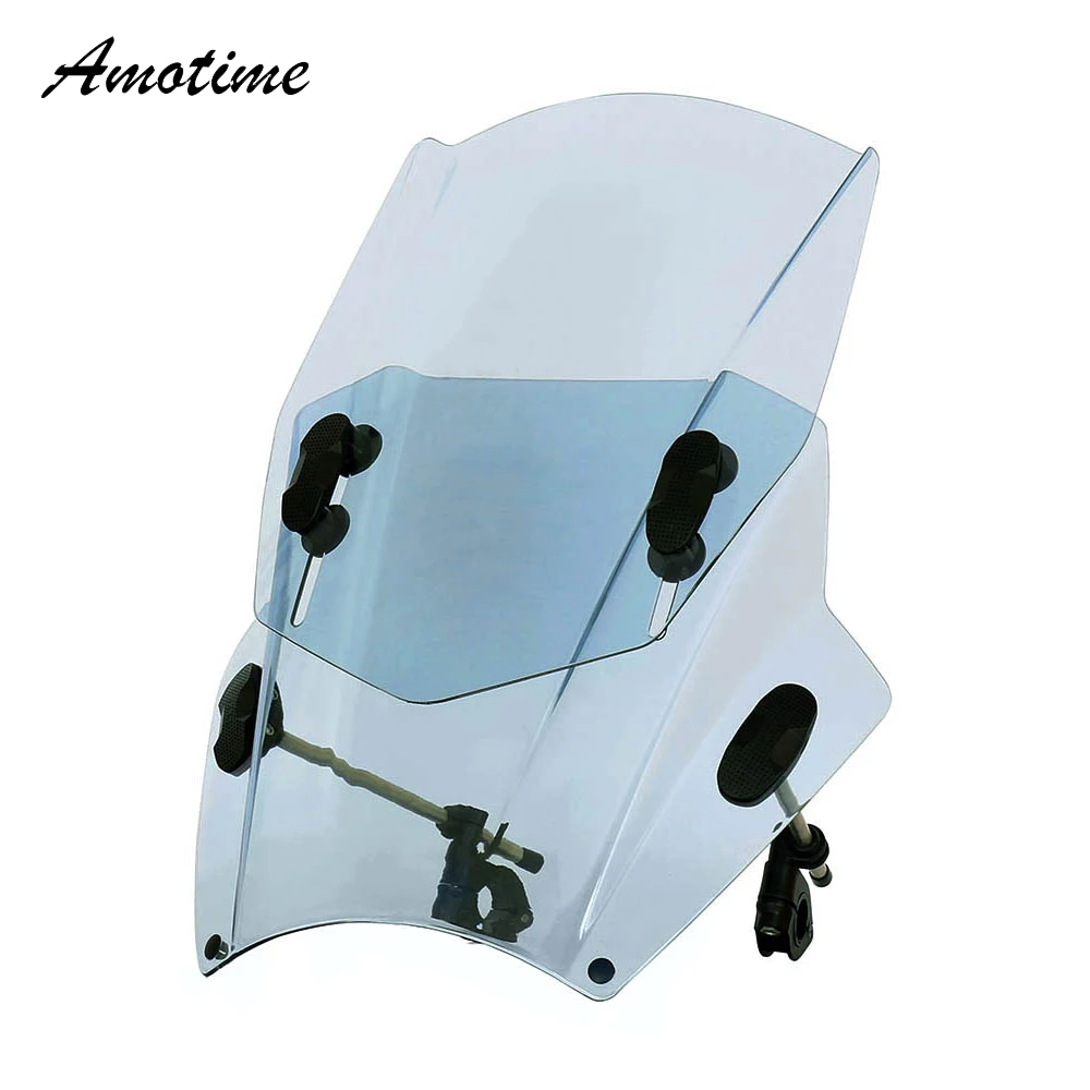 Motorcycle Windscreen Windshield Universal For Yamaha MT125 FZ1 FZ6 FZ8 FZ8N XJ6 MT-01 MT03 MT09 MT07