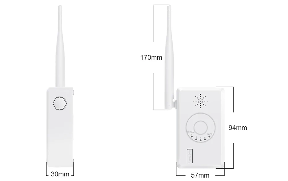 IPC Router Extend WiFi Range for Home Security Camera System Wireless ANRAN Wifi Signal Booster 2.4G Wifi IPC