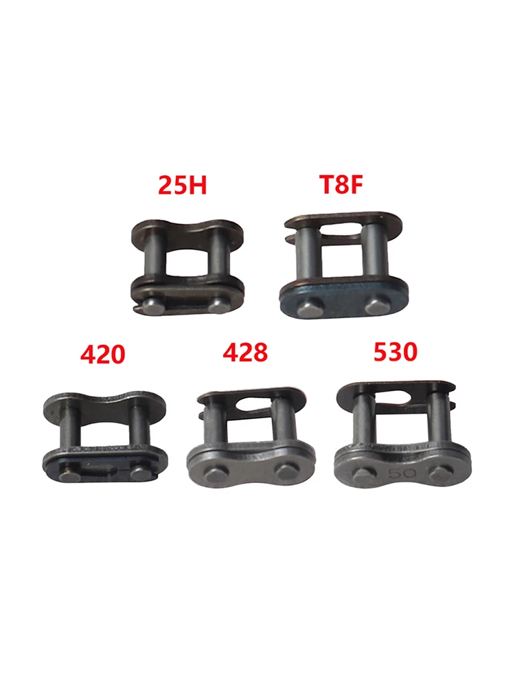 420 428 520 530 25H T8F Chain Master Link Pocket Dirt Pit Bike ATV Quad Go Kart Gas Scooter Motorcycle