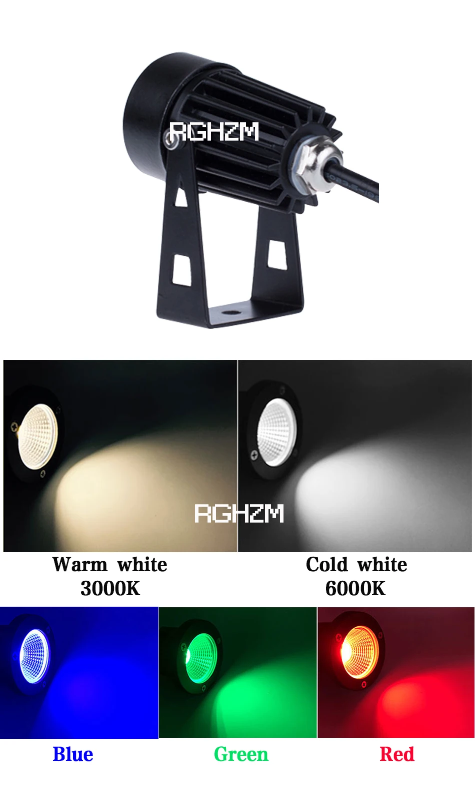 4/10pcs 1W 3W LED Garden Lanterns Waterproof Spike Lawn Lamp Outdoor Lighting Led Light Garden Path Spotlights AC110 220V DC12V
