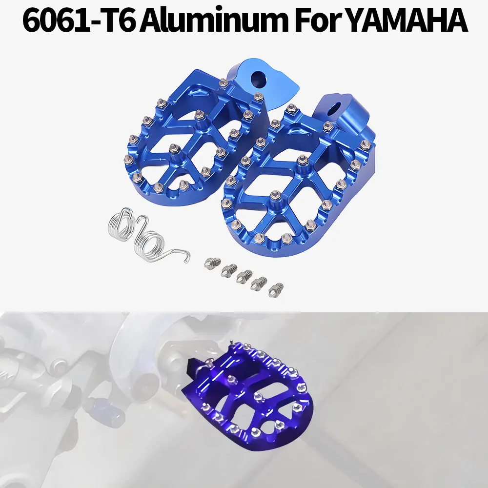 Motorcycle CNC Foot Pegs Rests Footpegs Footrests For Yamaha YZ65 YZ85 YZ125 YZ250 YZ 65 85 125 250 250F 125X 450F WR 250F 450F