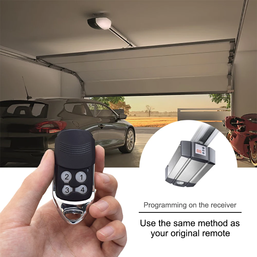 Normstahl / Crawford Standard Steel T433-4 Garage Remote Control RCU 433 2K 4K EA 433 2KS 4KS N002800 433MHz Rolling Code