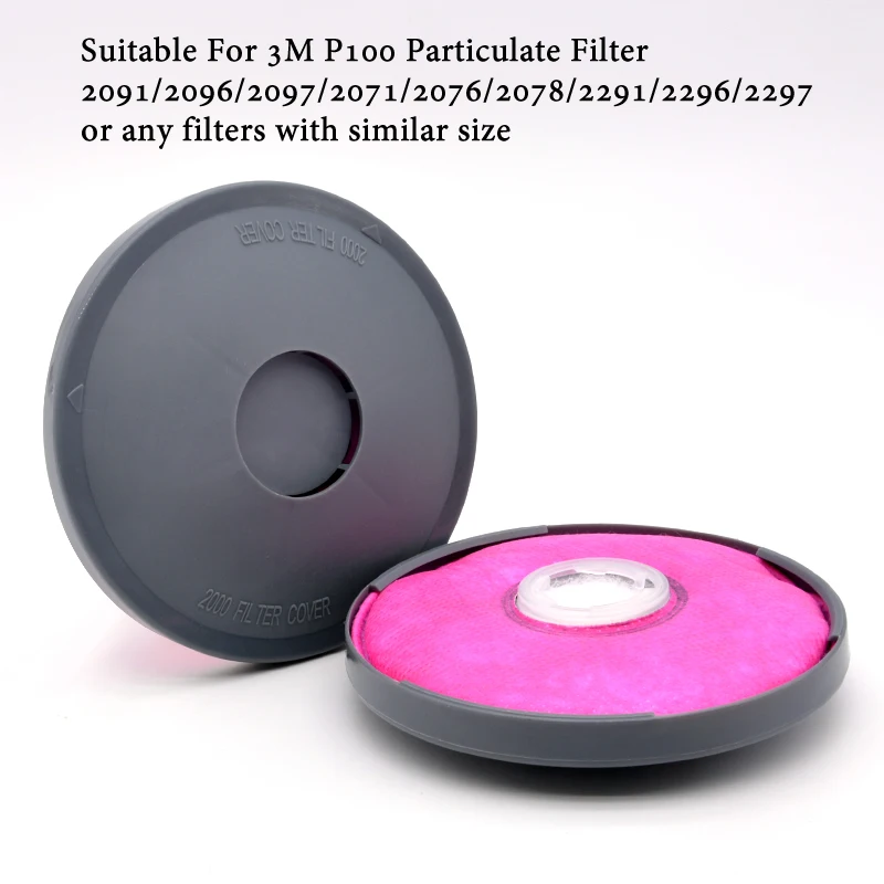 2pcs/Pack 502 Filter Adapter Fit For 2091/7093 Particulate Filter For 6200/7502/6800/5000 Series Gas Respirator Mask Accessories