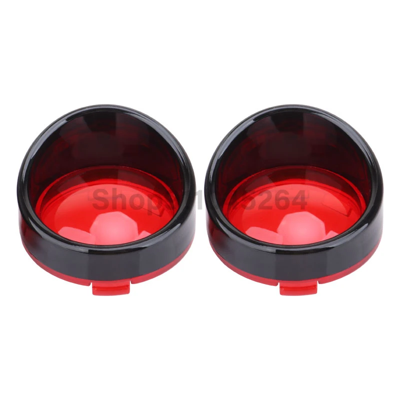 Motorcycle ABS Turn Signal Light Blinker Bezels Indicator Lens Trim Lens Cover For Harley Touring Sportster Softail Dyna V-Rod