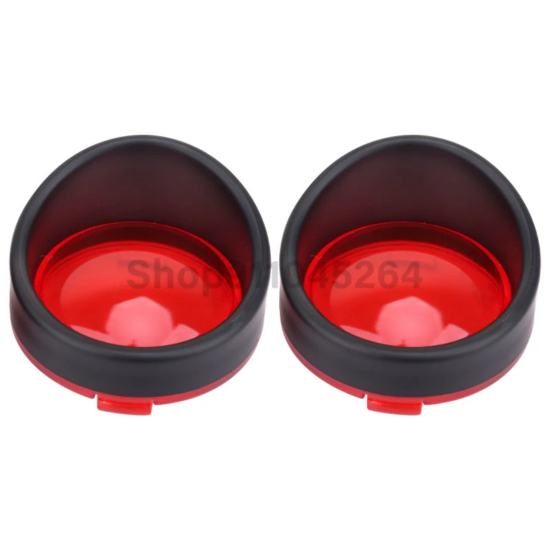 Motorcycle ABS Turn Signal Light Blinker Bezels Indicator Lens Trim Lens Cover For Harley Touring Sportster Softail Dyna V-Rod