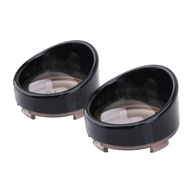 Motorcycle ABS Turn Signal Light Blinker Bezels Indicator Lens Trim Lens Cover For Harley Touring Sportster Softail Dyna V-Rod