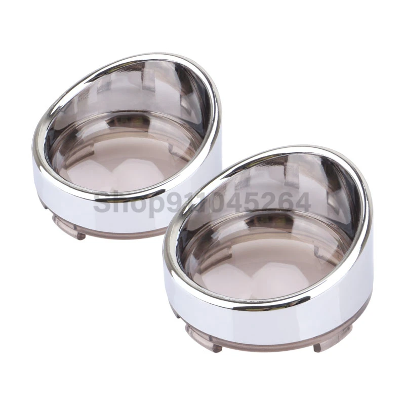 Motorcycle ABS Turn Signal Light Blinker Bezels Indicator Lens Trim Lens Cover For Harley Touring Sportster Softail Dyna V-Rod