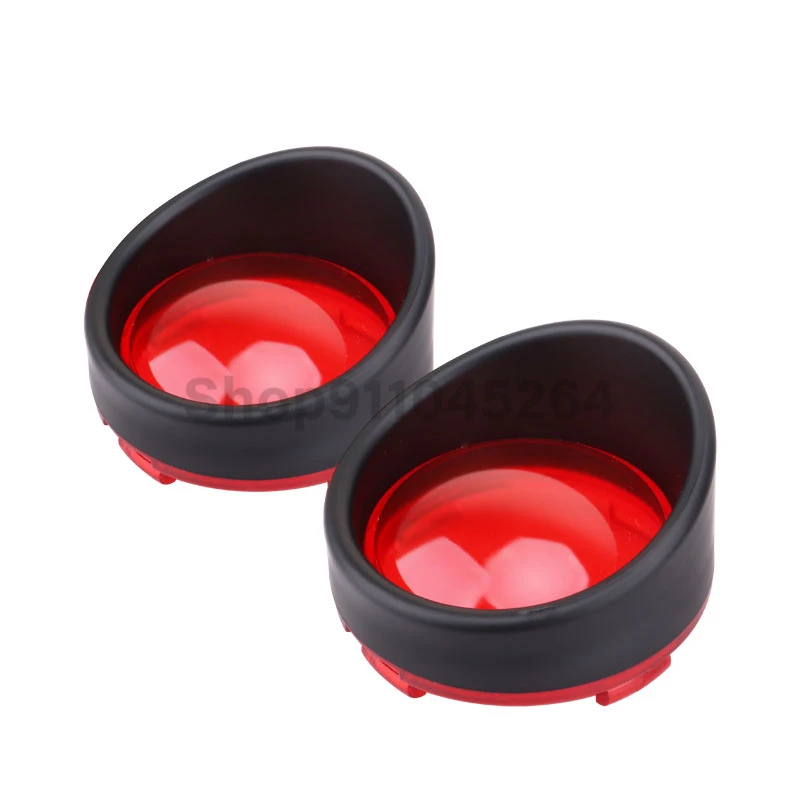 Motorcycle ABS Turn Signal Light Blinker Bezels Indicator Lens Trim Lens Cover For Harley Touring Sportster Softail Dyna V-Rod