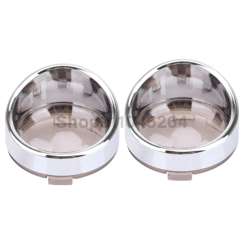 Motorcycle ABS Turn Signal Light Blinker Bezels Indicator Lens Trim Lens Cover For Harley Touring Sportster Softail Dyna V-Rod