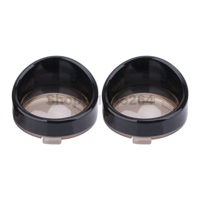 Motorcycle ABS Turn Signal Light Blinker Bezels Indicator Lens Trim Lens Cover For Harley Touring Sportster Softail Dyna V-Rod