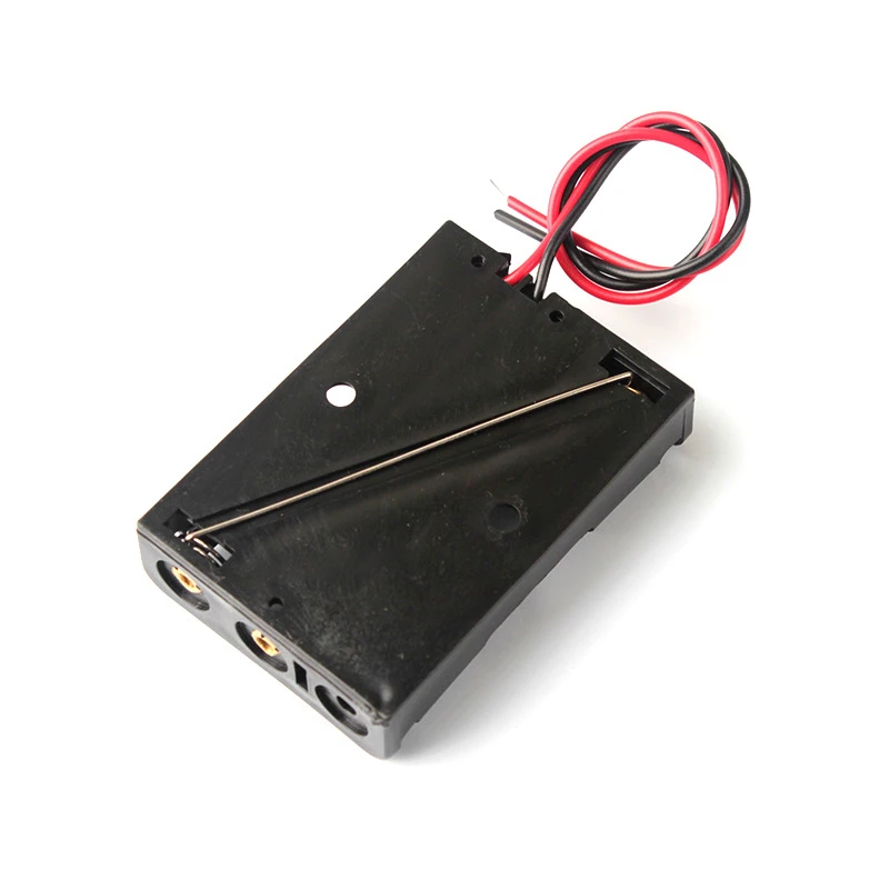New AAA Power Bank Cases 1X 2X 3X 4X AAA Battery Holder Storage Box Case 1 2 3 4 Slot AAA Batteries Container With Wire Lead