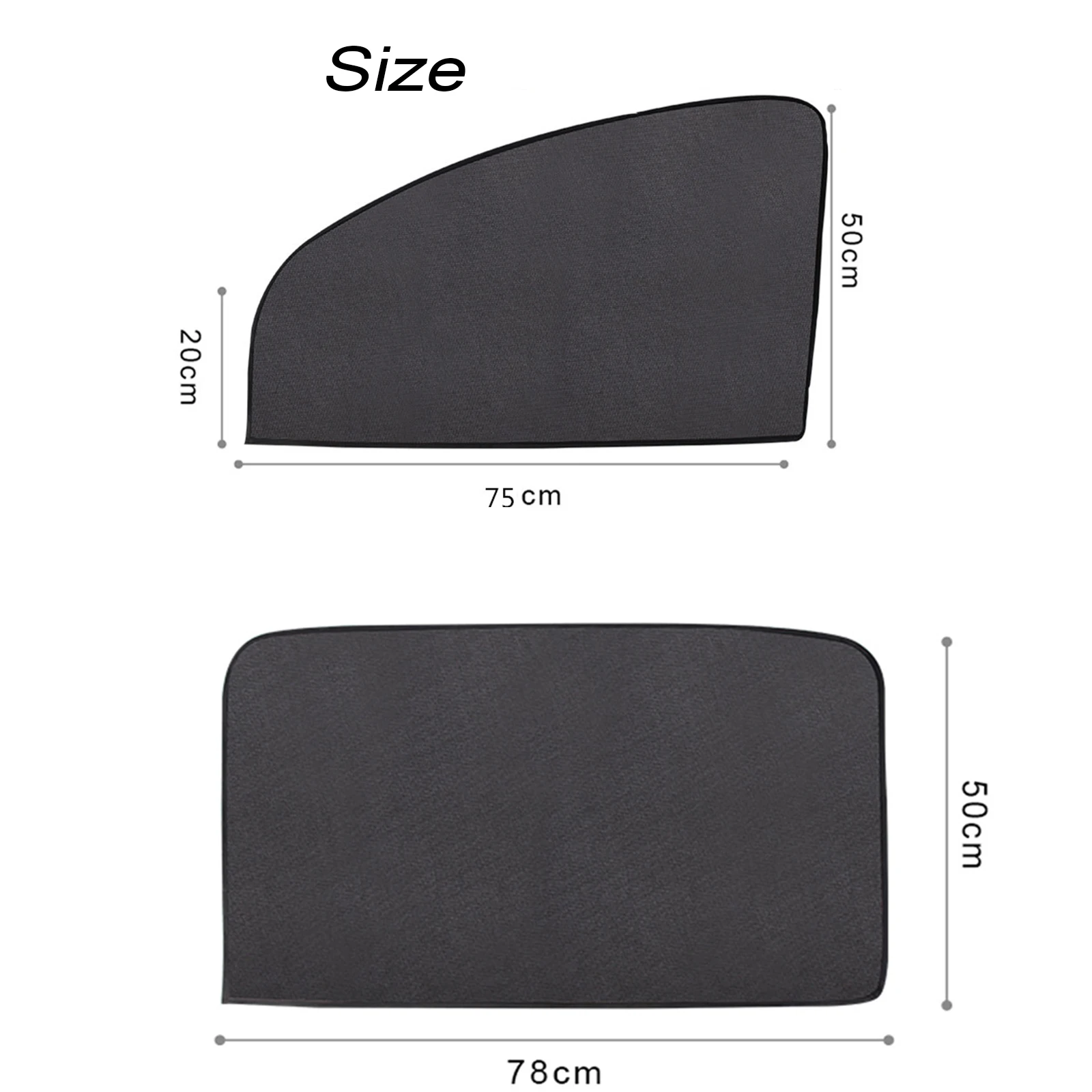 Magnetic Car Sun Shade UV Protection Car Curtain Car Window Sunshade Side Window Mesh Sun Visor Summer Protection Window Film