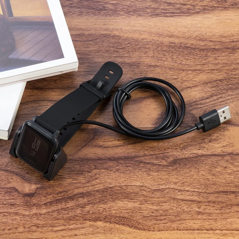 Replacement USB Magnetic Charger for Xiaomi Huami Amazfit Bip Youth A1608 Model Smartwatch Chargers Fast Charging Cable Cradle