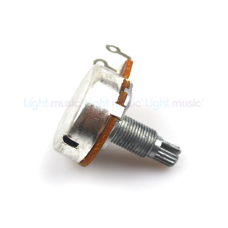 2pcs A500K/B500K Electric Guitar15mm 18mm Split Shaft Linear Taper Potentiometer Volume Tone Big Guitar Pot