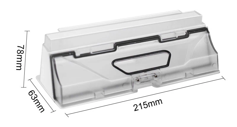For XiaoMi Roborock S5 Max S6 MaxV S6 Pure Vacuum Spare Parts Water Tank Dust Box HEPA Filter Main Brush Mop Cloth Side Brush